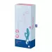 Бирюзовый вибратор-кролик Embrace Me - 21,2 см бирюзовый 