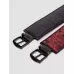 Красно-черные наручники Reversible Faux Leather Wrist Cuffs красный с черным 
