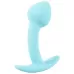 Голубая анальная втулка Mini Butt Plug - 7,1 см голубой 