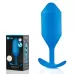 Синяя пробка для ношения B-vibe Snug Plug 5 - 14 см синий 