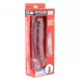 Прозрачная насадка для увеличения члена Realistic Clear Penis Enhancer and Ball Stretcher - 20,3 см прозрачный 