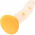 Светящийся в темноте фаллоимитатор Glow Stick Mushroom оранжевый 