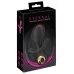 Черный вибратор с функцией расширения Inflatable Triple Vibrator - 18,9 см черный 