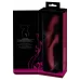 Малиновый вибратор-кролик с функцией постукивания 2 Function Rabbit Vibrator - 22,3 см малиновый 