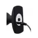 Черный анальный вибромассажер WIRELESS REMOTE PLUG - 13 см черный 