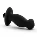 Черный анальный вибромассажёр Silicone Vibrating Prostate Massager 02 - 10,8 см черный 