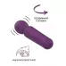 Фиолетовый wand-вибратор - 15,2 см фиолетовый 