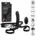 Черный женский страпон с вибрацией Me2 Remote Rumbler - 16,5 см черный 