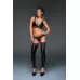 Сексапильные трусики с эластичной резинкой Powerwetlook panty with elastic tape черный L