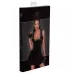 Короткое платье с оборками на бретелях Short PVC dress with frilled shoulder straps черный XL