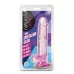 Розовый фаллоимитатор 7 Inch Crystalline Dildo - 17,7 см розовый 