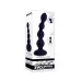 Фиолетовые анальные бусы с вибрацией и вращением Pleasure Orbit - 17,8 см фиолетовый 