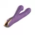 Фиолетовый вибратор-кролик с возвратно-поступательной стимуляцией фиолетовый 