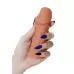 Насадка фаллического вида с венками и шишечками Extreme Sleeve 006 S-size - 12,7 см телесный 