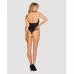 Роскошное кружевное боди Softily черный XXL-XXXL