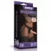 Женский страпон Easy Strapon Set 7.5 - 19 см телесный с черным 