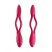 Красный многофункциональный вибратор для пар Satisfyer Elastic Joy красный 