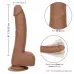 Коричневый фаллоимитатор Silicone Studs 8  - 25,5 см коричневый 
