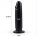 Черный анальный фаллоимитатор 9.25 King Sized Anal Dildo - 22,5 см черный 