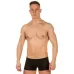 Мужские трусы-хипсы из ткани с текстурой змеиной чешуи Snake Black Boxer черный M