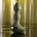 Анальная пробка с вибрацией Lieutenant - 12,2 см хаки 
