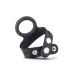 Черное эрекционное кольцо с подхватом мошонки на кнопках VS6 черный 