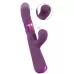 Фиолетовый вибратор-кролик с функцией постукивания и фрикциями 3 Function Rabbit Vibrator - 23,7 см фиолетовый 