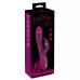 Фиолетовый вибратор 3 Function Vibrator с вращением бусин - 23 см фиолетовый 