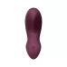 Фиолетовый вибромассажёр в трусики Aya с насадкой и пультом ДУ фиолетовый 