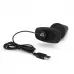 Большая чёрная вибропробка Rimming Plug XL - 16 см черный 