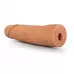 Насадка-фаллоимитатор для трусиков с плугом Realistic 7 Inch Lock On Dildo - 17,8 см карамель (темно-бежевый 
