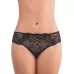 Ажурные трусики-бразилиана Microlace бежевый L