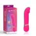 Розовый мини-вибратор с загнутой головкой Dildo Vibe - 11,7 см розовый 