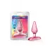 Розовая анальная пробка Jolly Plug - 7 см розовый 