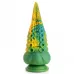 Фантазийный фаллоимитатор в форме щупальца Monstropus Tentacled Monster Silicone Dildo - 21,6 см зеленый с желтым 