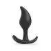 Черный анальный стимулятор - 9,2 см черный 