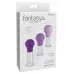 Набор из 3 мини помп-присосок для груди Nipple Enhancer Set фиолетовый 