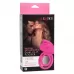 Ярко-розовое эрекционное кольцо Silicone Rechargeable Dual Clit Flicker ярко-розовый 