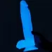 Прозрачный, светящийся в темноте фаллоимитатор Lumino Play Dildo - 21,5 см прозрачный 
