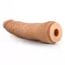 Насадка-фаллоимитатор для трусиков с плугом Realistic 7.5 Inch Lock On Dildo - 19 см карамель (темно-бежевый 