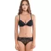Ажурные трусики-бразилиана Microlace бежевый L