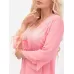 Изысканный пеньюар из прозрачного шифона голубой F