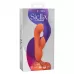 Оранжевый вибромассажер Stella Liquid Silicone Dual “G” - 17,75 см оранжевый 