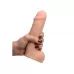 Реалистичный фаллоимитатор с имитацией эякуляции Loadz Squirting Dildo - 18,5 см телесный 