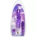 Фиолетовая виброракета с насадкой-кроликом Ribbed Rabbit Vibrator - 21,6 см фиолетовый 