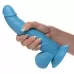Голубой фаллоимитатор на присоске 7.5  Dildo with Balls - 21,5 см голубой 