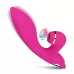 Розовый вибратор-кролик с вакуумной стимуляцией 5’’ Silicone Suction Kiss - 20,3 см розовый 