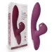 Сливовый вибратор-кролик с вакуумной стимуляцией 5’’ Silicone Suction Kiss - 20,3 см сливовый 
