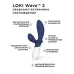 Синий вибромассажер простаты Lelo Loki Wave 2 - 19,6 см синий 