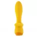 Желтая анальная вибропробка Mellow Yellow - 13,5 см желтый 